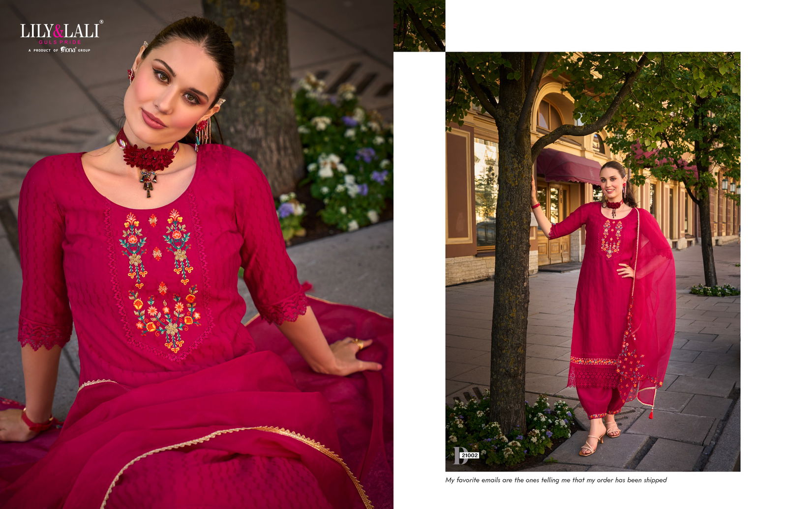 Mehwish By Lily And Lali Jacquard Silk Embroidery Kurti With Bottom Dupatta Wholesale Online